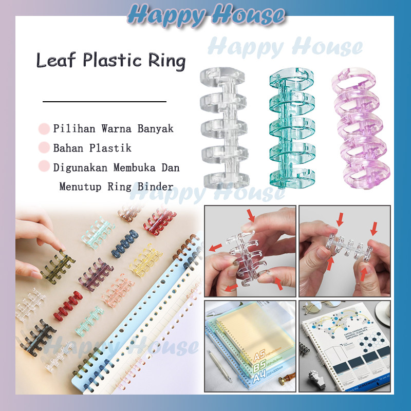 

5 Holes Loose Ring Binder Binding Ring Kertas Bisa Dibongkar Pasang / Ring Binder