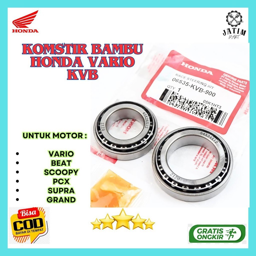 Komstir Bambu Vario Ori / Comstir Bambu Honda Beat Original Premium - 065355-KVB-900