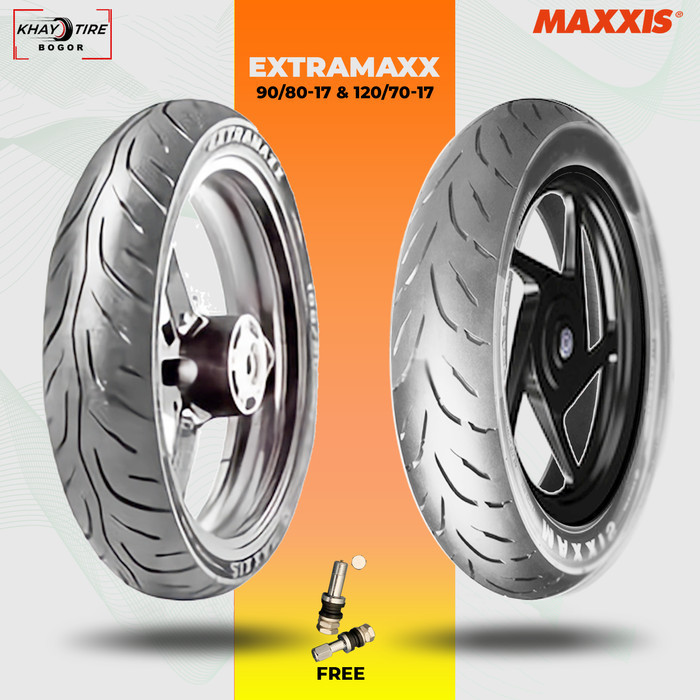 Sepasang Ban Motor Moge - MAXXIS EXTRAMAXX 90/80-17 & 120/70-17