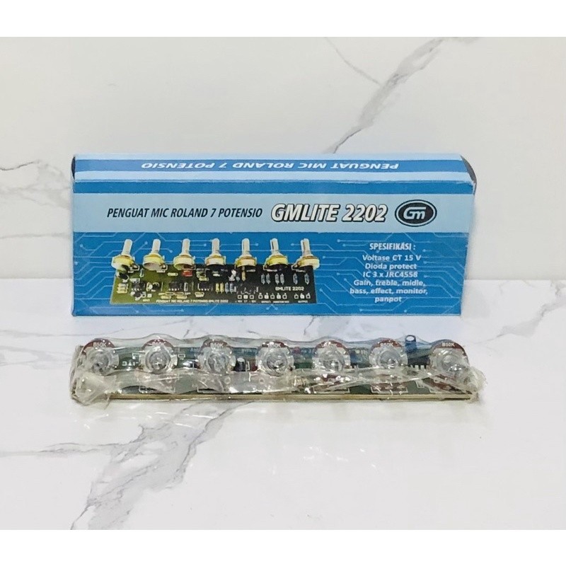 Kit Tone Control Penguat Mic 7 Potensio GMLITE 2202