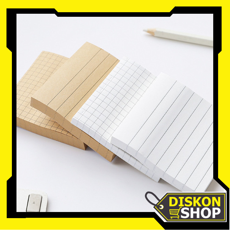 

Diskon Shop - S6291 Sticky Note Memo Kraft Paper / Sticker Notes Catatan Mini / Memopad Sticky Notes Vintage