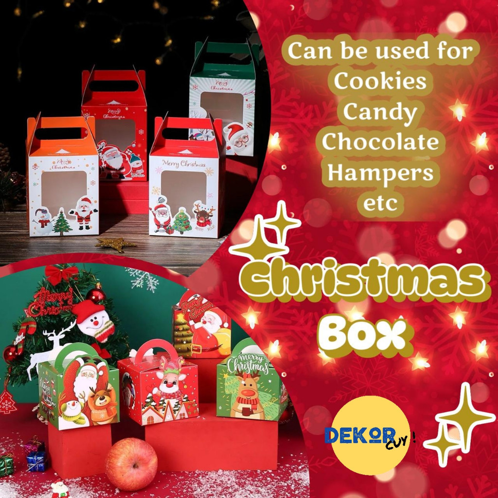 

BOX PACKAGING COOKIES NATAL box kue christmas cake hampers natal mika kemasan MC1 MC2 MC3 MC4