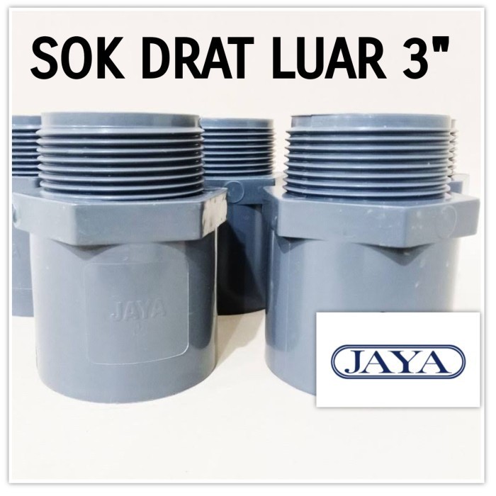 Sok drat luar 3" inch JAYA Valve socket shock sock drat luar 3 inch