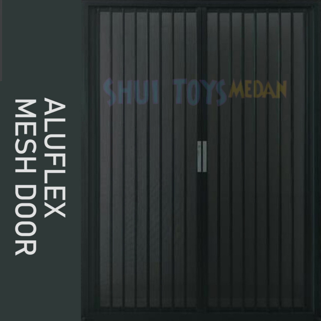 AluFlex Mesh Door Pintu Alumunium Anti Nyamuk / Pintu Lipat Kasa Nyamuk