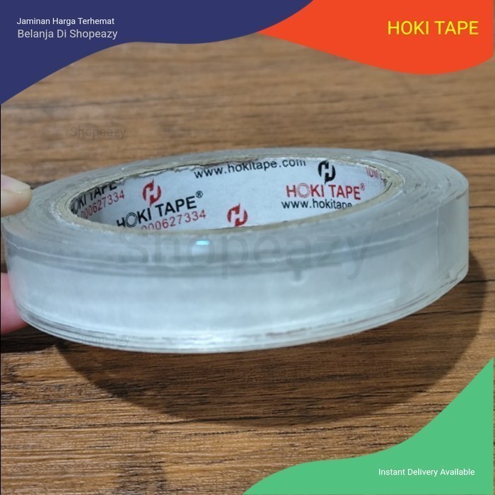 

6 Roll - Nano tape /double sided tape Multifungsi bening hoki tape warna warni 20mm*2M murah, super lengket