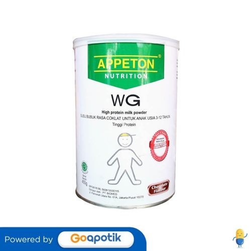 

Appeton Weight Gain Usia 3-12 Tahun Rasa Coklat 450 Gram Kaleng