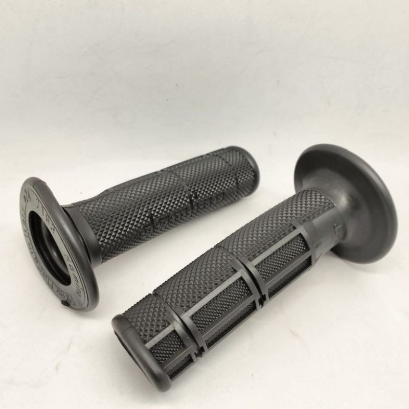 [ DELSER MOTOR ] TERMURAH SEPASANG GRIP STANG DOMIN0 MOTIF PETAK HITAM VARIO MIO BEAT FAZZIO GENIO S