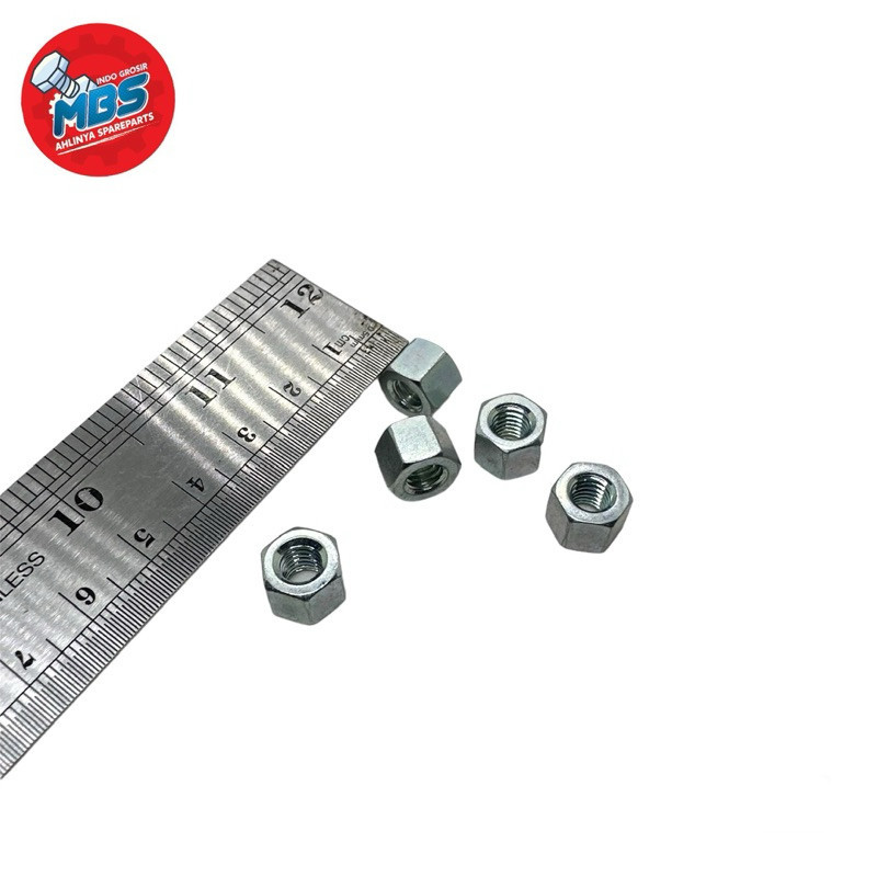 

Grosir NUTS M6 PANJANG 8mm MUR 10 TINGGI 0,8MM ORIGINAL MUR HEAD BLOK ORI
