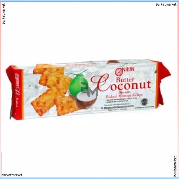 

COCONUT BISCUIT NISSIN BUTTER COCONUT 200G BISKUT MENTEGA KELAPA