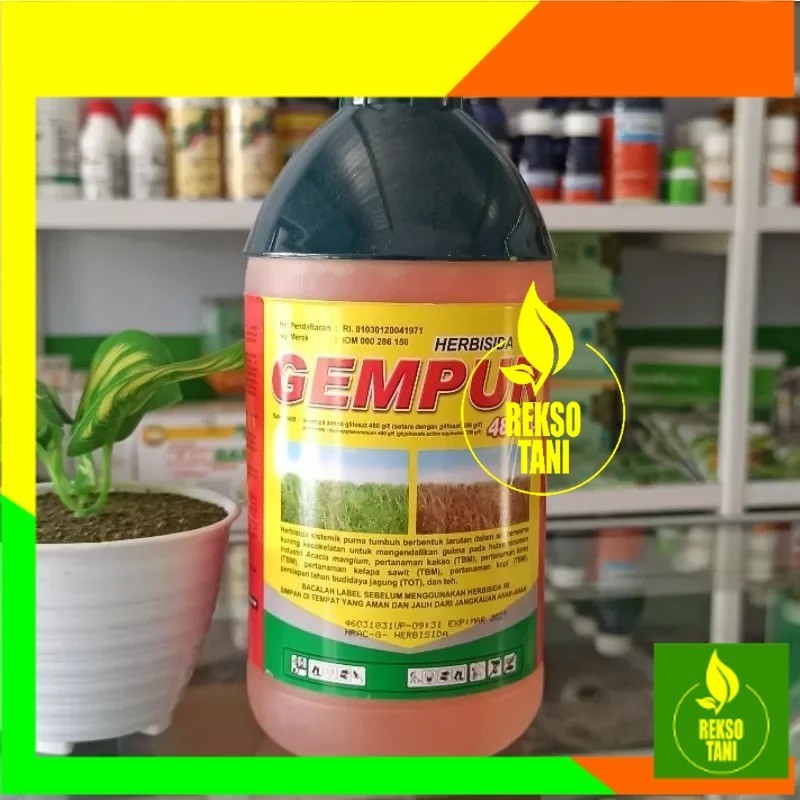 GEMPUR 480 SL, 1 LITER, obat rumput sistemik,  herbisida,  murah terpercaya