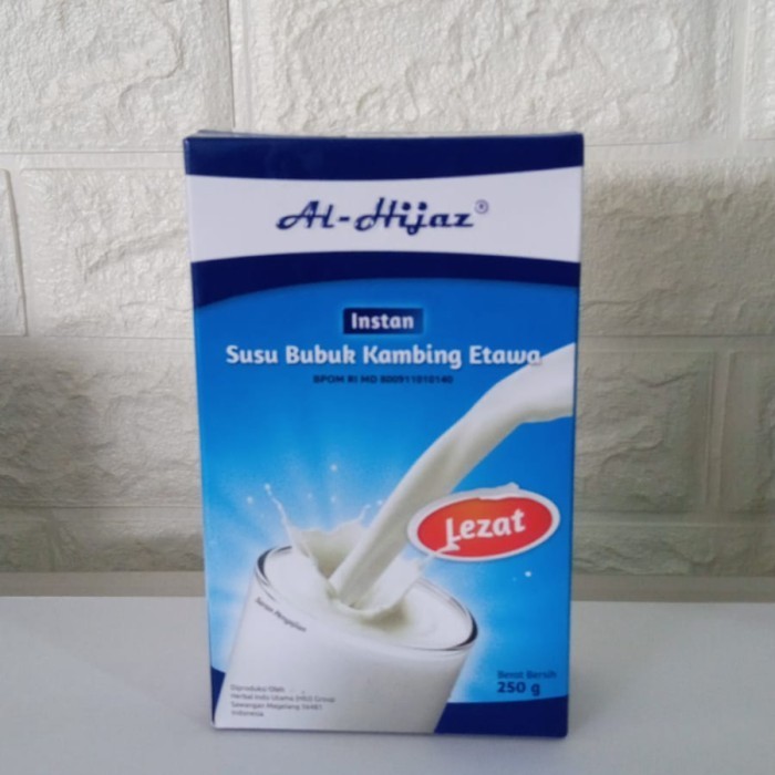 

TERJUAL Susu Kambing Bubuk Etawa Al hijaz 250 gram