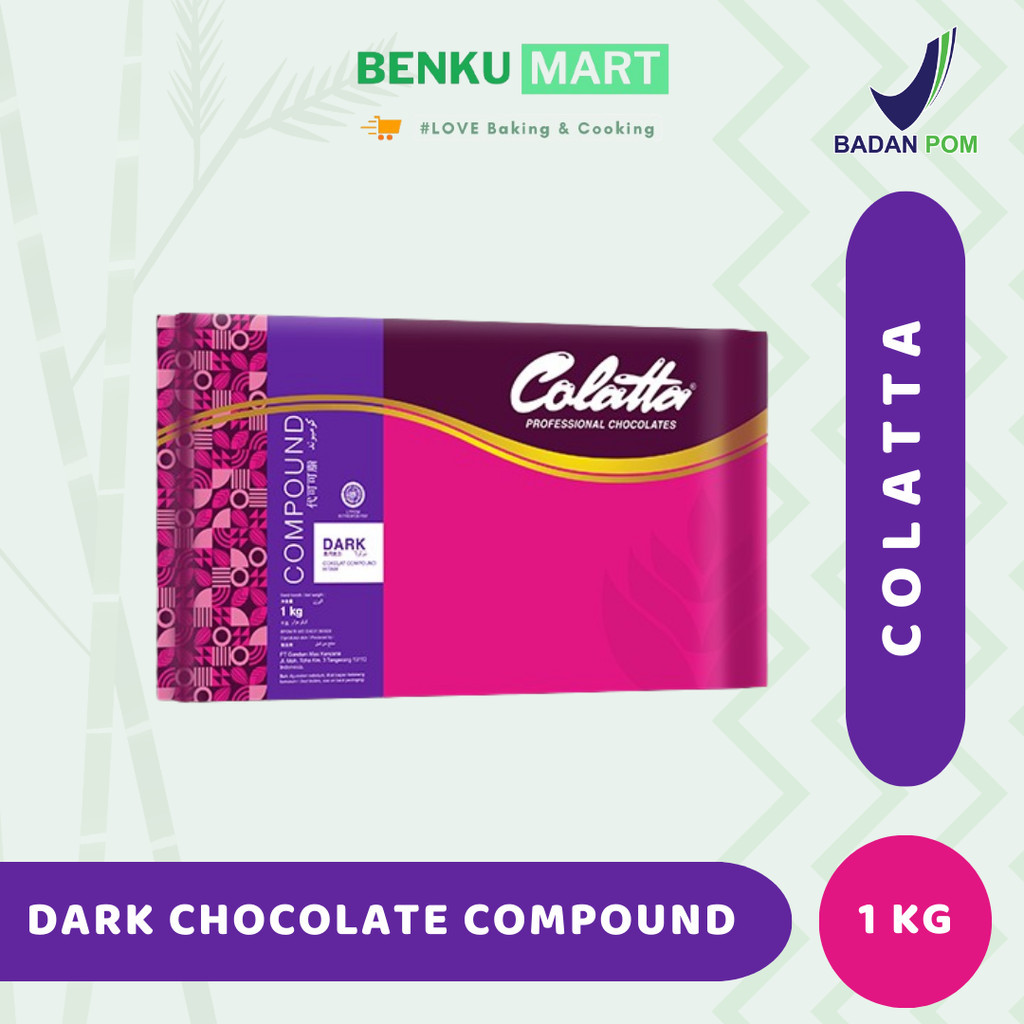 

Colatta Dark Chocolate Compound | Coklat Batang 1kg