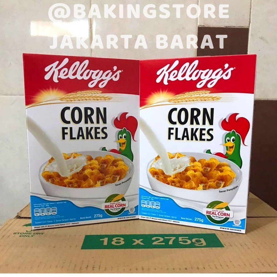 

Sereal Kelloggs Corn Flakes 275 gram Cereal Kellogs