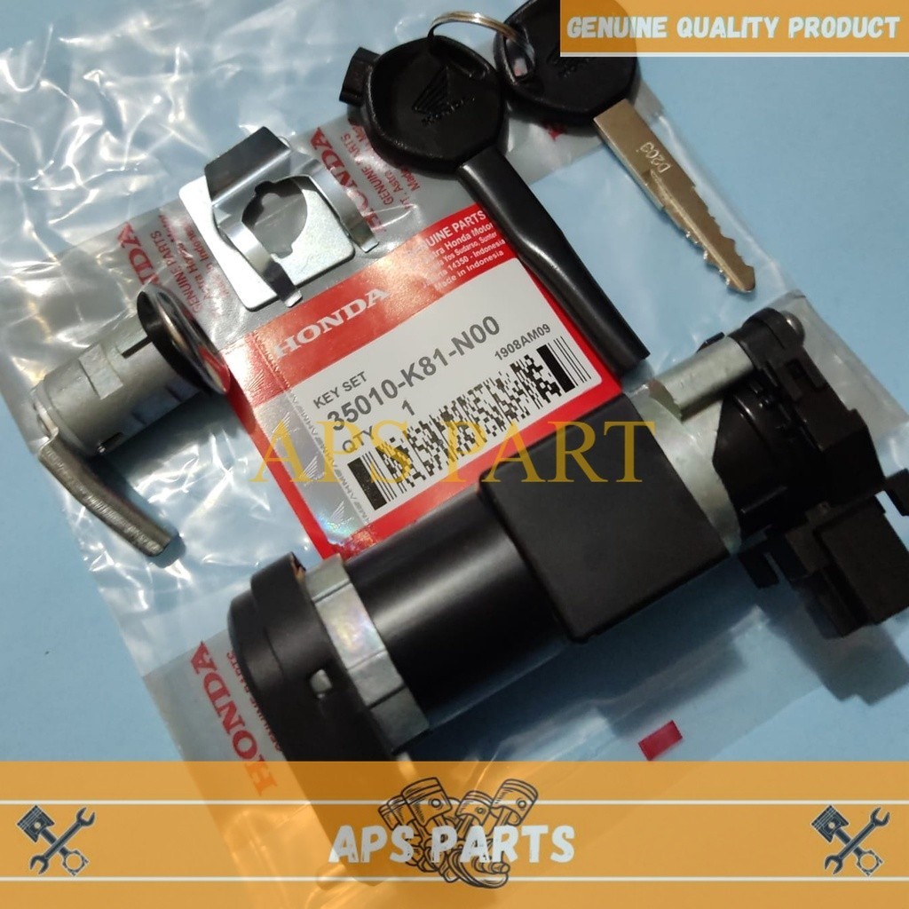 APS PART__ Kunci Kontak Assy Set Jok Honda Beat FI ESP 2017 Stater Halus
