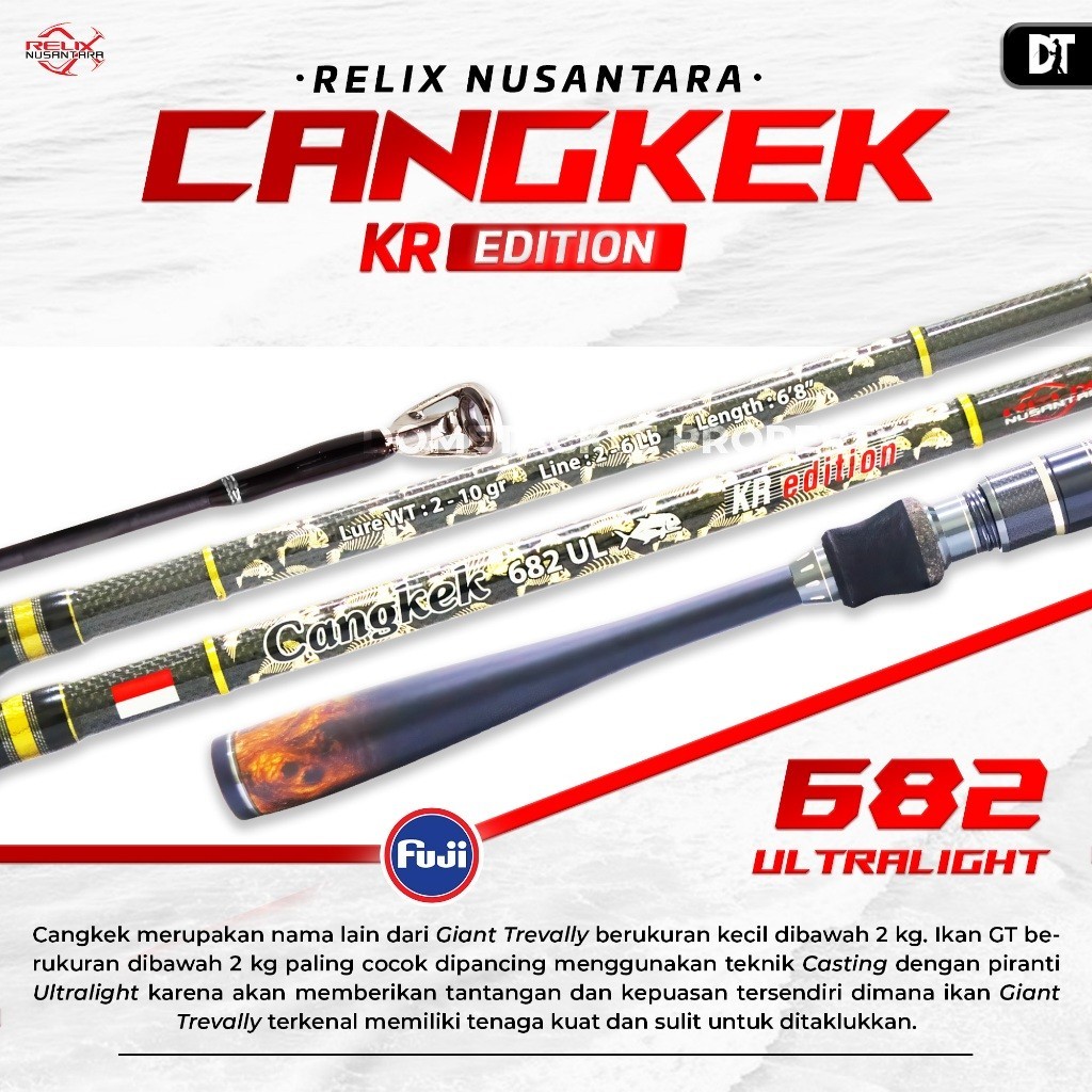 Joran Cangkek Jagero Relix Nusantara Joran Pancing Cangkek Alap Alap Rod UL ULtralight Spinning Bait