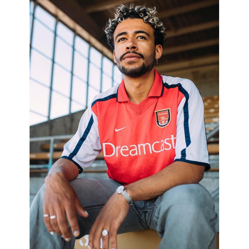 YV89JG Jersey Retro Arsenal Gunners Home 2001 Dreamcast retro Jersey
