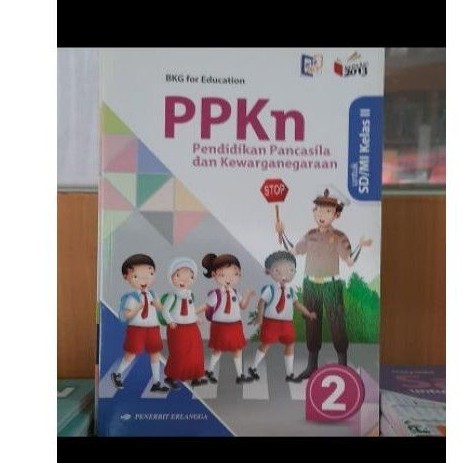Buku SD PPkn  Kelas 2 Erlangga