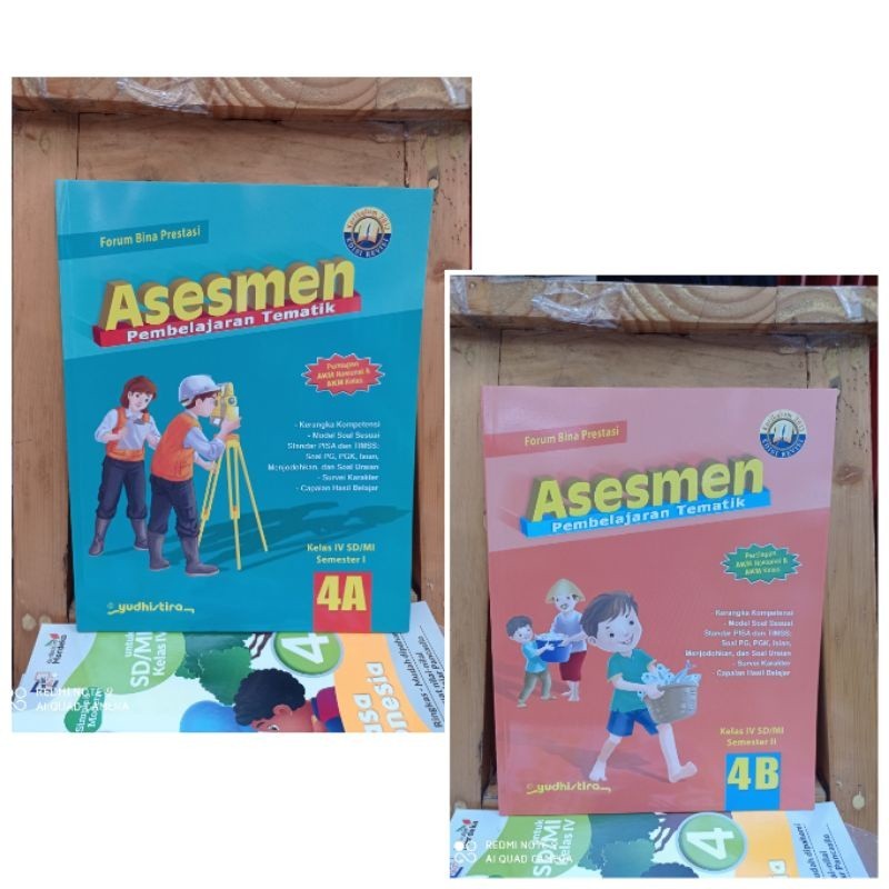 PROMO Buku Asesmen Pembelajaran Tematik 4A 4B Kelas 4 SD K13 Yudhistira