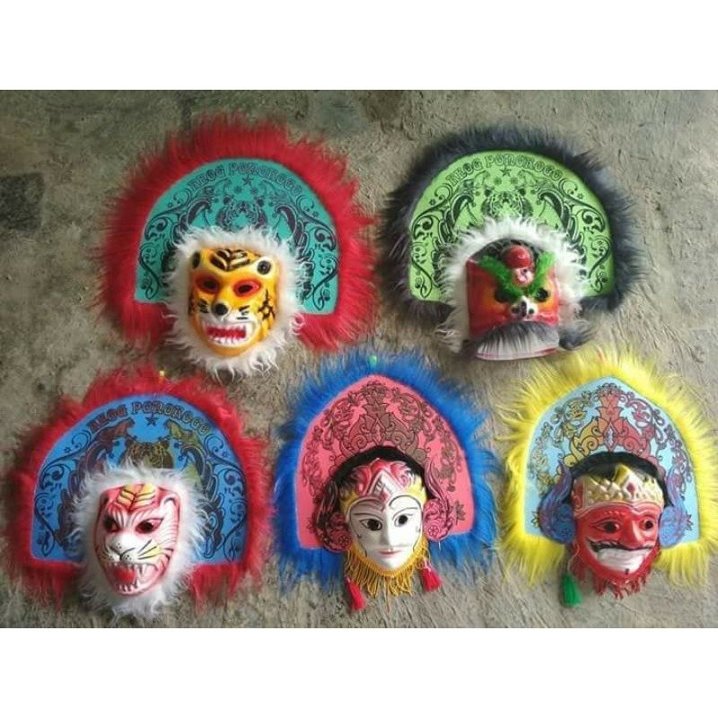 FV56RZ GROSIR TOPENG REOG SPON ISI 10 PCS