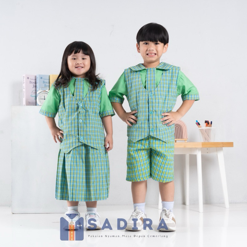 AC91VA Seragam tk, Baju tk popaye PAUD TK, SERAGAM PAUD TK