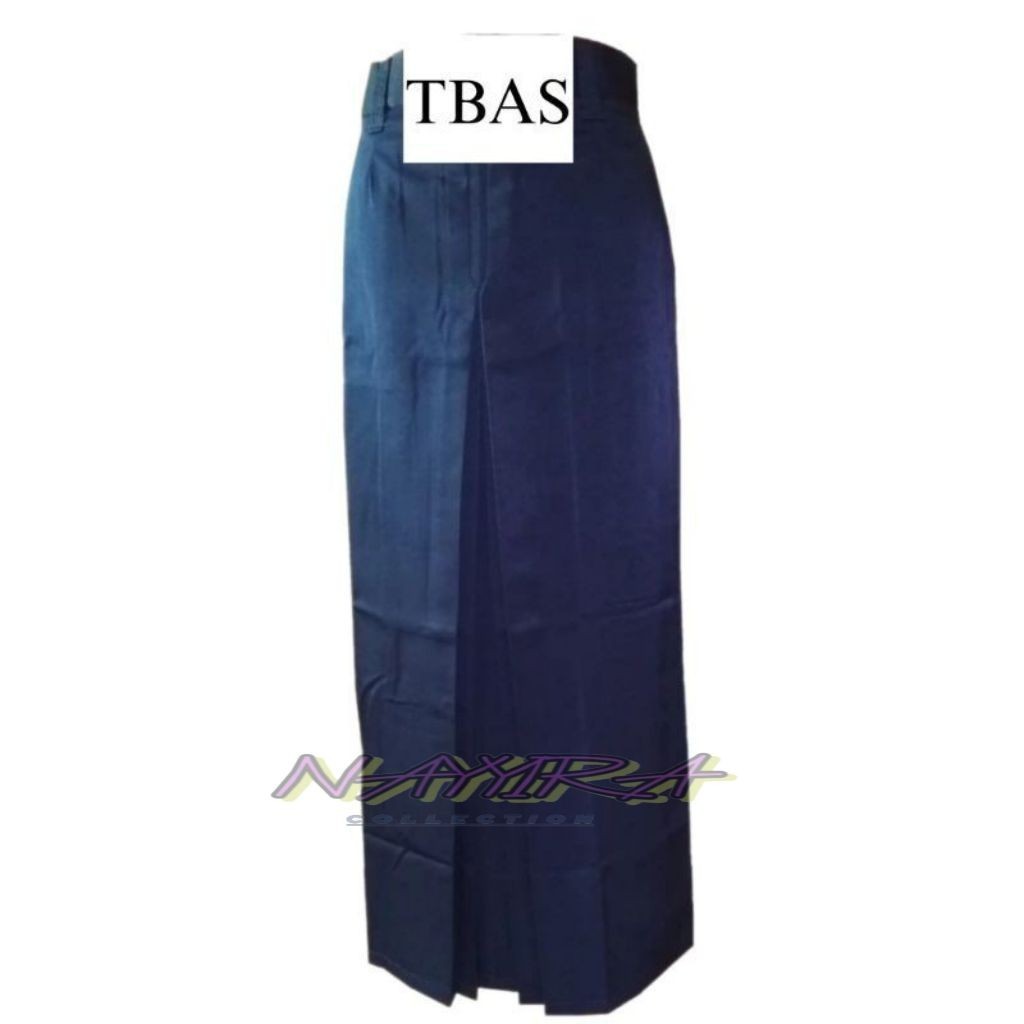 Seragam Rok SMP Biru Span Meksi A Rok Span Biru SMP SMA Rok Pramuka Span Belah Satu