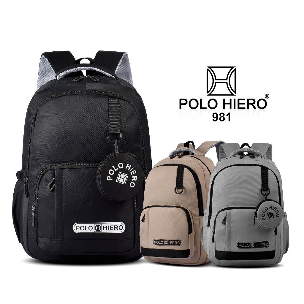 Polo Hiero Tas Ransel Polo Hiero 981 Tas Backpack Kerja Pria