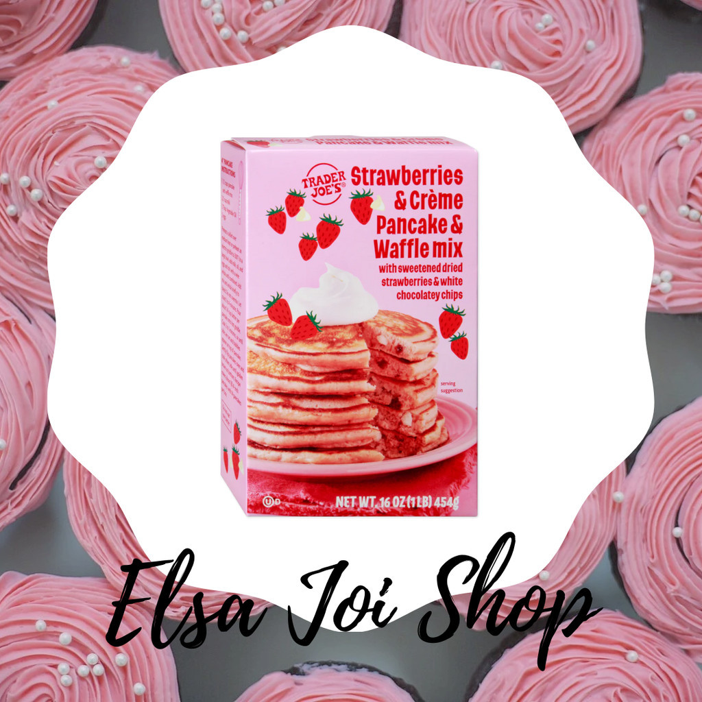 

Trader Joe's Strawberries & Creme Pancake & Waffle Mix - 454 Gr