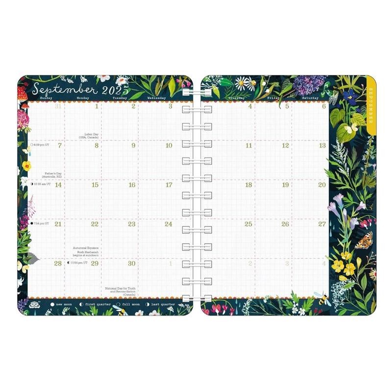 

Find Me In The Flowers Calendar 12-Month Colorful Annual Agenda 12-Month 2025 Monthly/Weekly Planners Calendar For Home Planning
