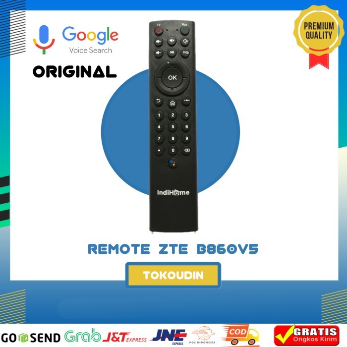 Remote Stb ZTE B860H V5 Original google voice assistant