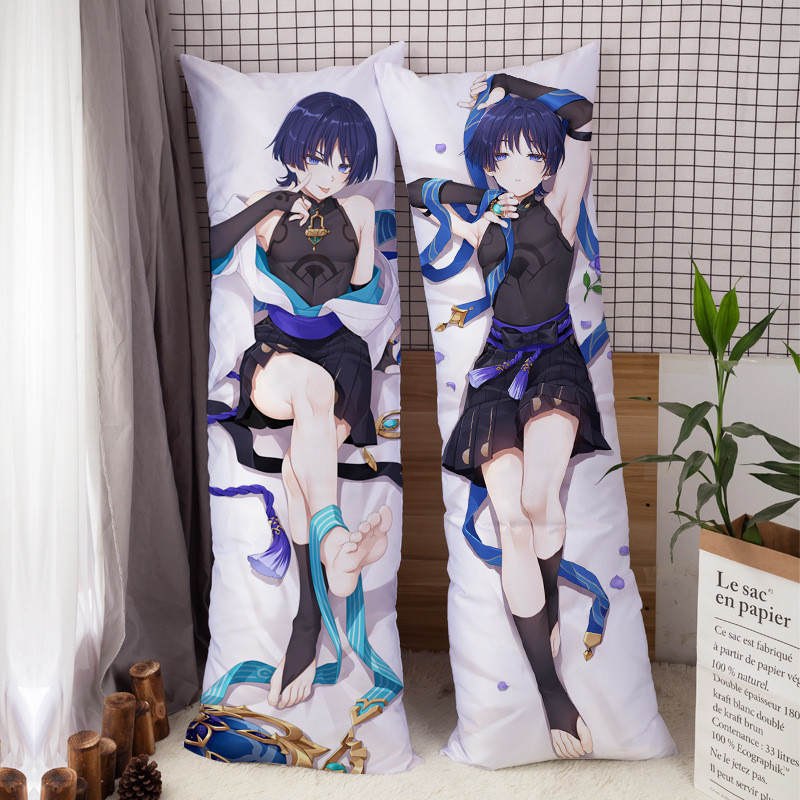 Anime Game Genshin Impact Dakimakura Alhaitham Arataki Itto  Nahida Wanderer Dehya Pillowcase Huggin