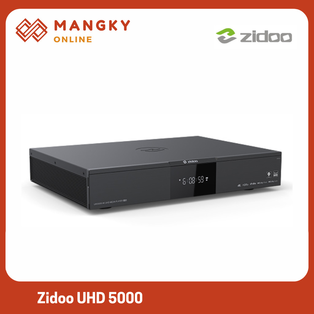 Zidoo UHD5000 4K UHD Media Player dengan HDR10+, Dolby Vision, dan Android 11