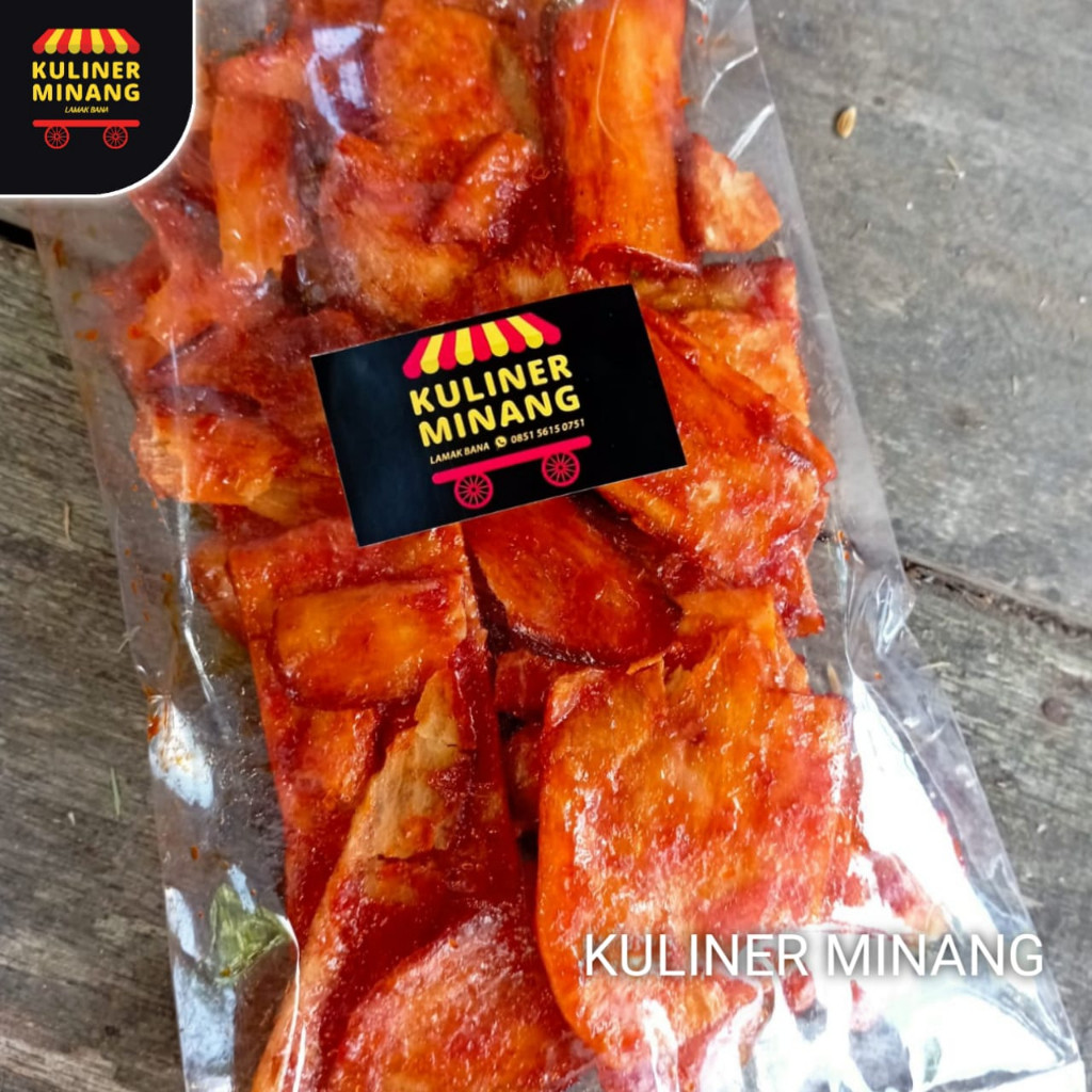 

Kuliner Minang Sanjai Pacah Kaco 250g Poncho Balado Padeh Manis Oleh-Oleh Asli Kampung Cemilan Makanan Payakumbuh Khas Padang Snack Jajanan Kabau Gurih Spicy Murah Renyah Resmi 100% Halal Original AX02