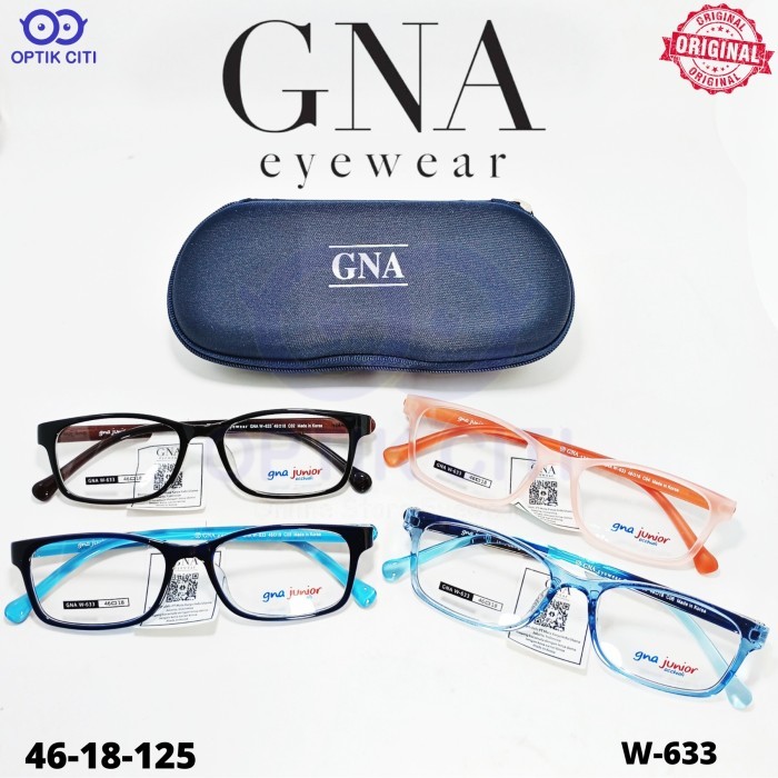 Frame Kacamata Anak GNA Junior Original 633 Ringan Dan Lentur Original