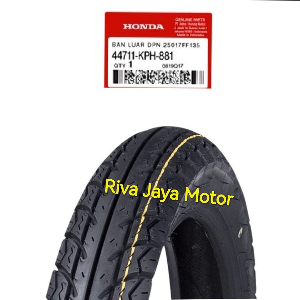 Ban Luar Motor 250-17 275-17 Ring 17 Original Ahm Astra Honda Motor 42711-KPH-881 44711-KPH-881 Depa