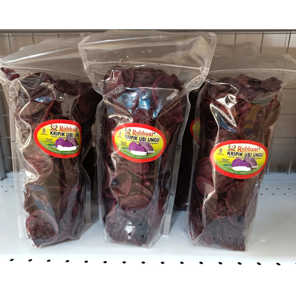 

Keripik Ubi Ungu Robbani Renyah dan Gurih