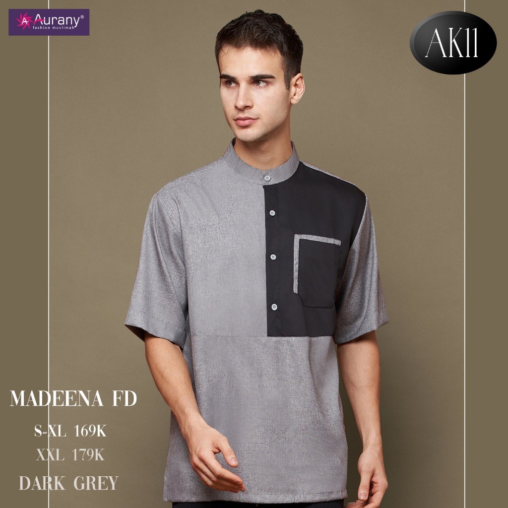 AURANY - Baju Koko Casual Pria Dewasa Ak 11 by Aurany