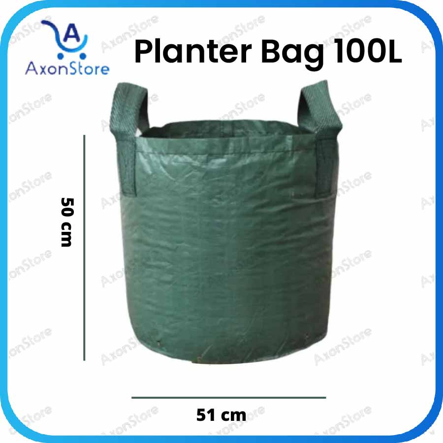Planter Bag 100L Easy Grow 51 x 50 cm Tebal Pot Tanaman Polibag 100 Liter Kantong Karung