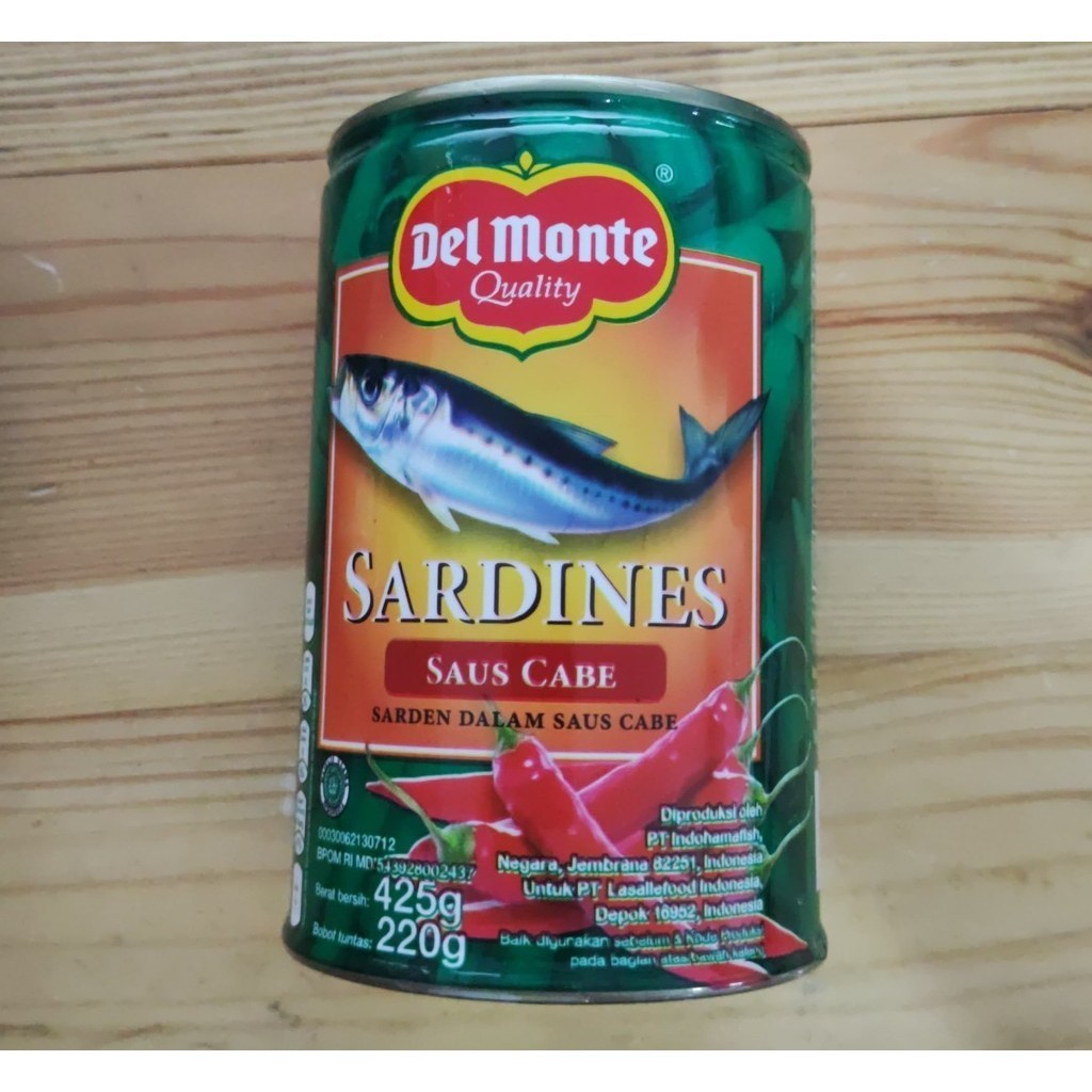 

Del Monte Sarden Saus Cabe 425 gr PCS