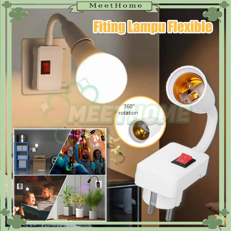 Fitting Lampu Flexible/Fitting Lampu Colok/Fitting Lampu Kabel Flexible Colokan