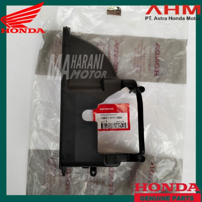 19631KVY900 Cover tutup blok mesin bawah shroud exhaust beat karbu ORI AHM