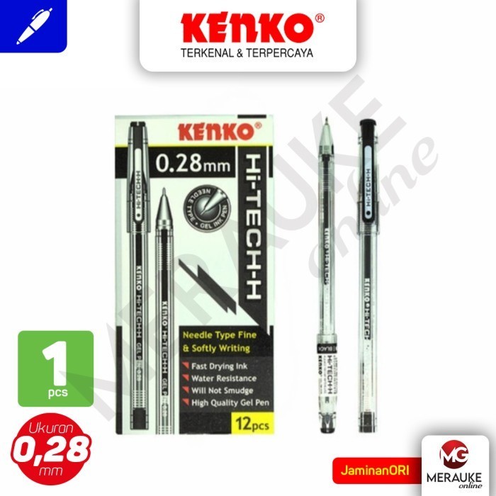 

Gel Pen KENKO Hi-Tech-H 0.28 Hitam