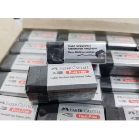 

[KIRIMHARIINI] - FABER CASTELL Penghapus / Eraser Ukuran kecil DUST FREE
