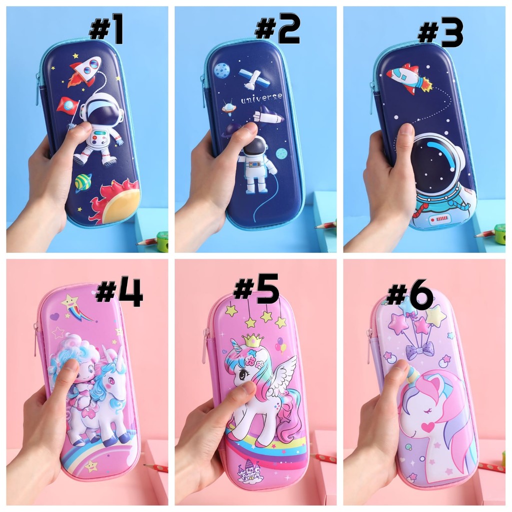

RB Kotak Pensil Anak 3D Timbul Kotak Pensil Aesthetic Kotak Pensil 3 Dimensi Kotak Pensil Astronot