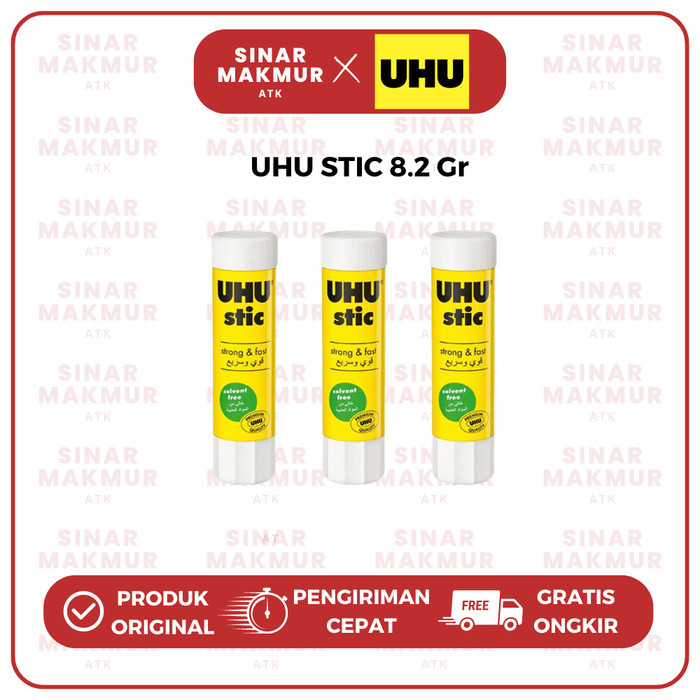 

Glue Stick/Perekat Stik/Lem Kertas Stik Kecil 8.2 gram UHU (Pcs)