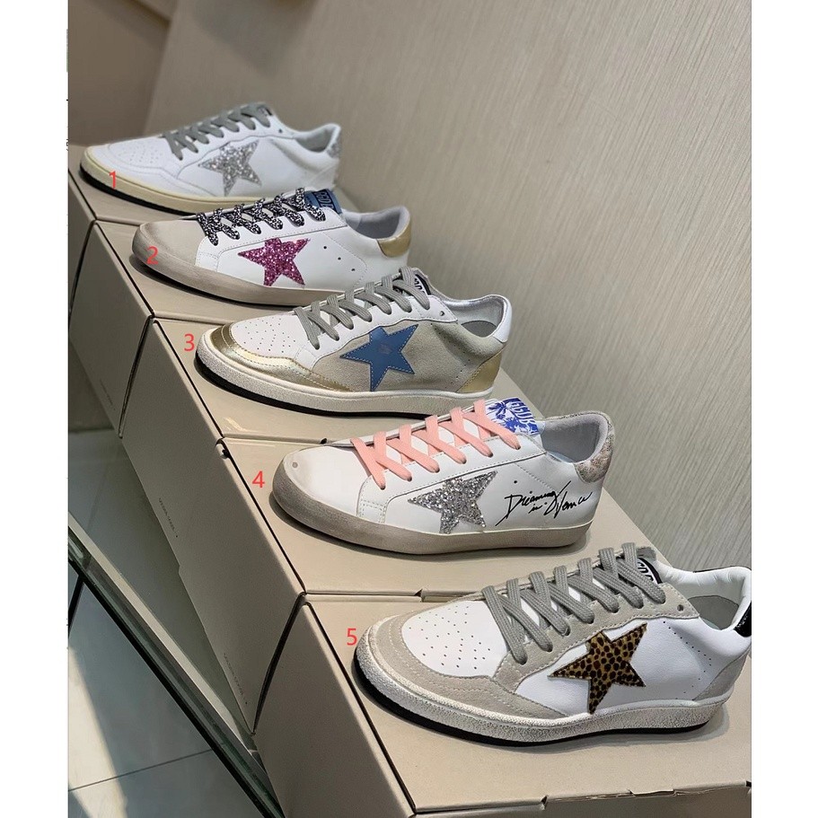 New Counter ORI GGDB Super-Star design Lace-up Sneakers Causal Low-heel Shoes