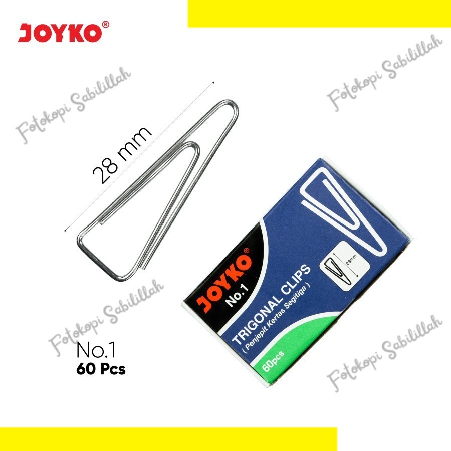 

Trigional Clip Joyko No 1 / Paper Clip Joyko NO 1