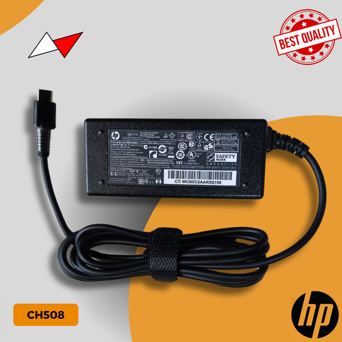 Adaptor Charger Laptop Tablet HP Elite X2 1012 G1 1012 G2 Series Type C 45W