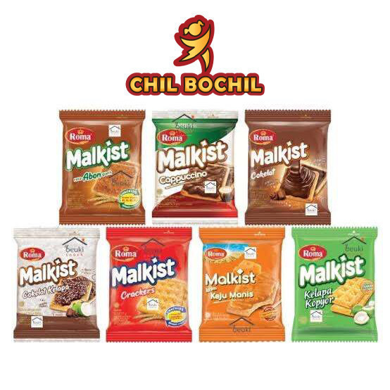 

BISKUIT ROMA MALKIST RENCENG ISI 10 PCS - ALL VARIAN - CHIL BOCHIL