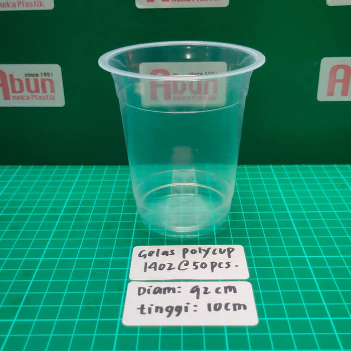 Gelas PP Polycup 14oz Isi 50pcs