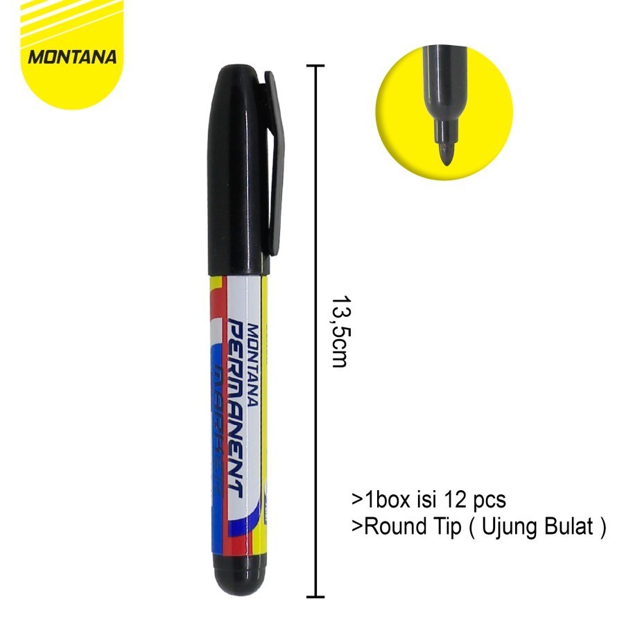 

(NARA MEOW) MONTANA SPIDOL PERMANEN MP - 11 QUICK DRY NO TOXIC ROUND TIP